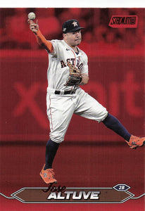 2024 Topps Stadium Club Red Foil Jose Altuve #174