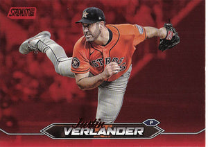 2024 Topps Stadium Club Red Foil Justin Verlander #178