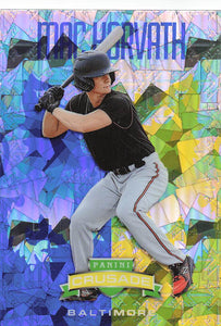 2024 Panini Crusade Crusade Cracked Ice Blue Mac Horvath #64