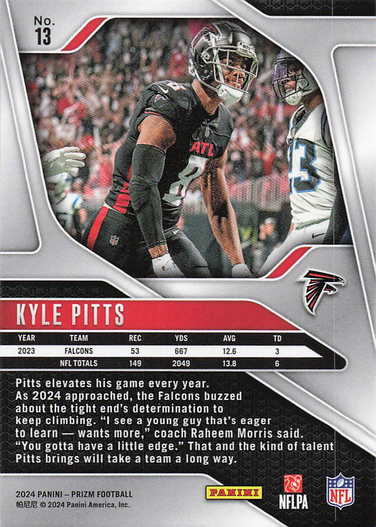 2024 Panini Prizm Kyle Pitts #13
