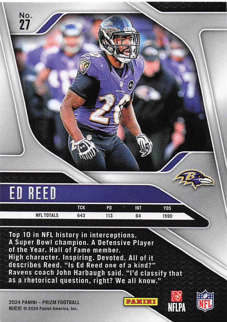2024 Panini Prizm Ed Reed #27