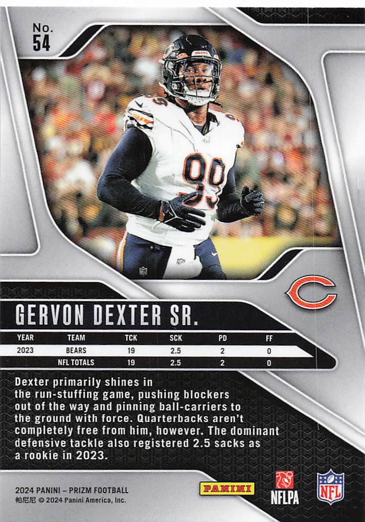 2024 Panini Prizm Gervon Dexter Sr. #54