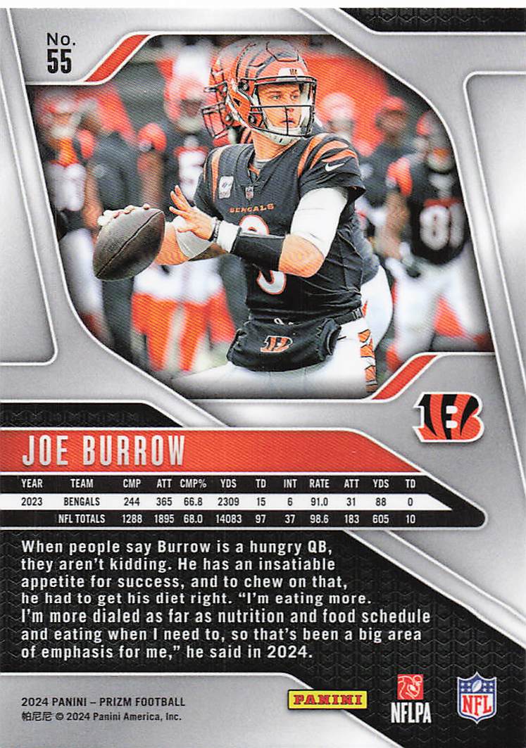 2024 Panini Prizm Joe Burrow #55