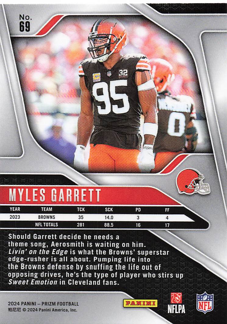 2024 Panini Prizm Myles Garrett #69