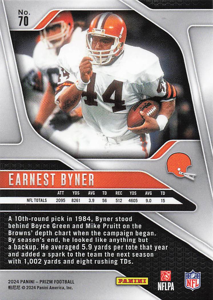 2024 Panini Prizm Earnest Byner #70