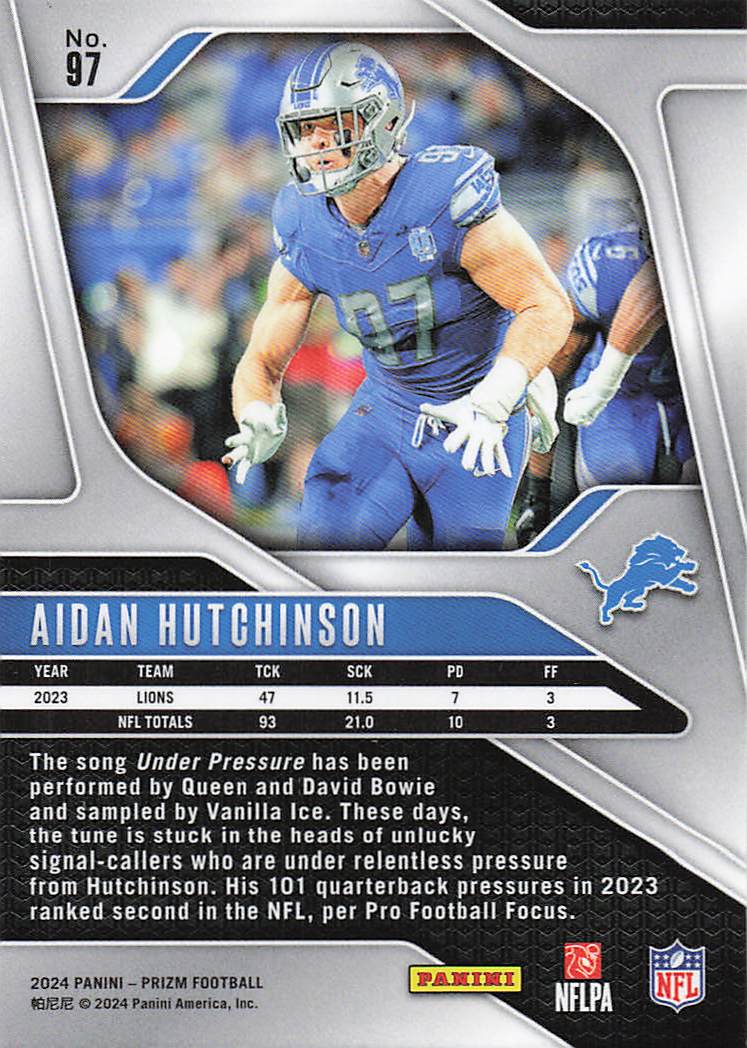 2024 Panini Prizm Aidan Hutchinson #97