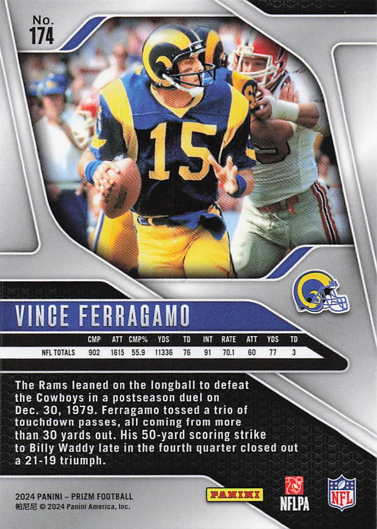 2024 Panini Prizm Vince Ferragamo #174