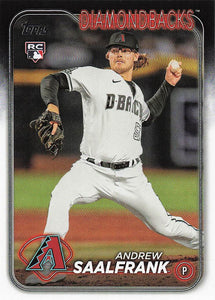 2024 Topps Baseball Series 2 Andrew Saalfrank #406 RC