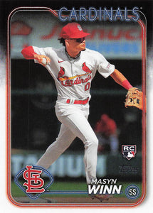 2024 Topps Baseball Series 2 Masyn Winn #480 RC