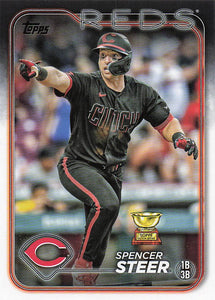 2024 Topps Baseball Series 2 Spencer Steer #485