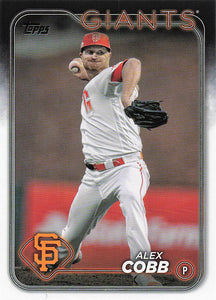 2024 Topps Baseball Series 2 Alex Cobb #497