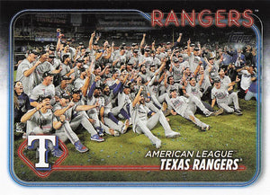 2024 Topps Baseball Series 2 Texas Rangers #498