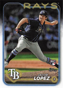2024 Topps Baseball Series 2 Jacob Lopez #502 RC