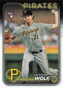 2024 Topps Baseball Series 2 Jackson Wolf #523 RC