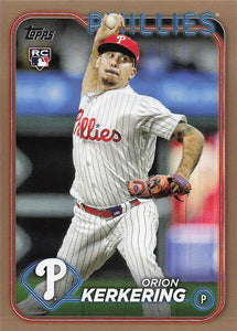 2024 Topps Series 2 Gold 0819/2024 Orion Kerkering #520 RC