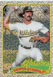 2024 Topps Series 2 1989 Topps Chrome Silver Pack Mojo Dennis Eckersley #2T89C-3