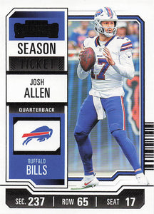 2023 Panini Contenders Football Josh Allen #11