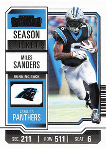 2023 Panini Contenders Football Miles Sanders #16