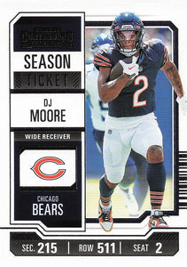2023 Panini Contenders Football DJ Moore #18