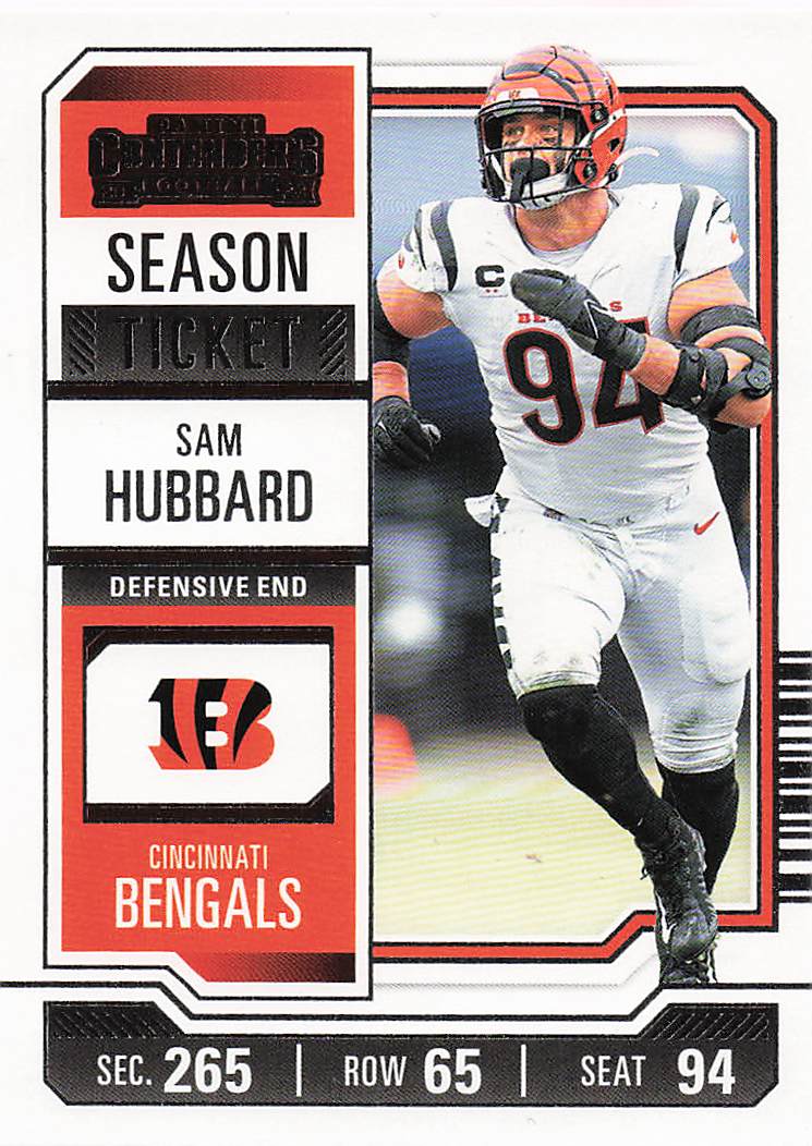 2023 Panini Contenders Football Sam Hubbard #23