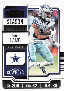 2023 Panini Contenders Football CeeDee Lamb #27
