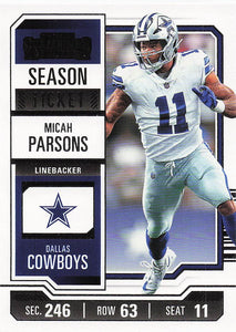 2023 Panini Contenders Football Micah Parsons #29