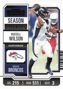 2023 Panini Contenders Football Russell Wilson #32
