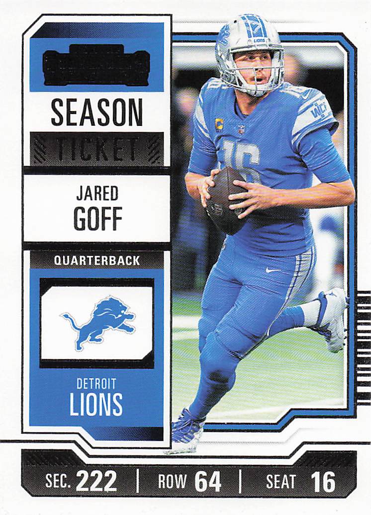 2023 Panini Contenders Football Jared Goff #35
