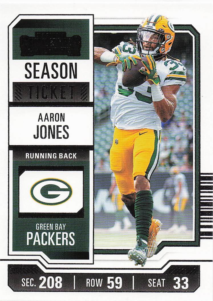 2023 Panini Contenders Football Aaron Jones #36