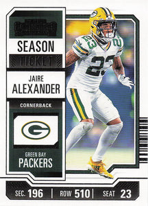 2023 Panini Contenders Football Jaire Alexander #38