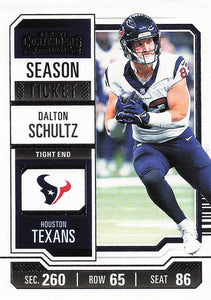 2023 Panini Contenders Football Dalton Schultz #41