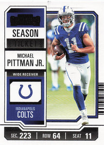 2023 Panini Contenders Football Michael Pittman Jr. #44