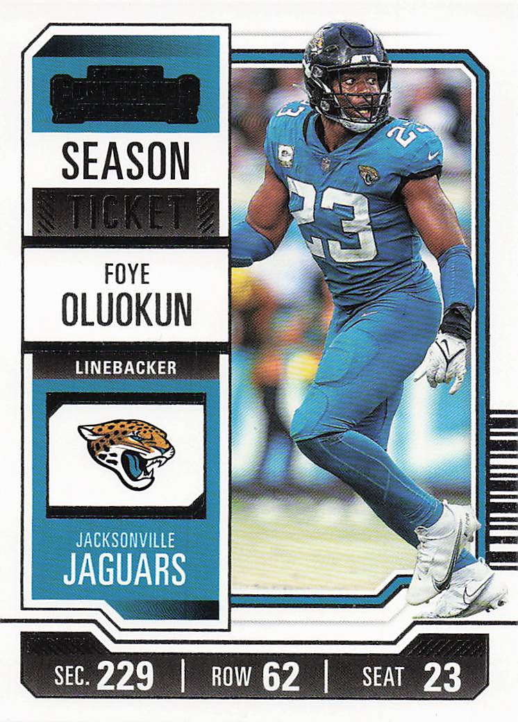 2023 Panini Contenders Football Foye Oluokun #46