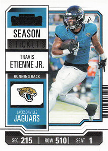 2023 Panini Contenders Football Travis Etienne Jr. #47