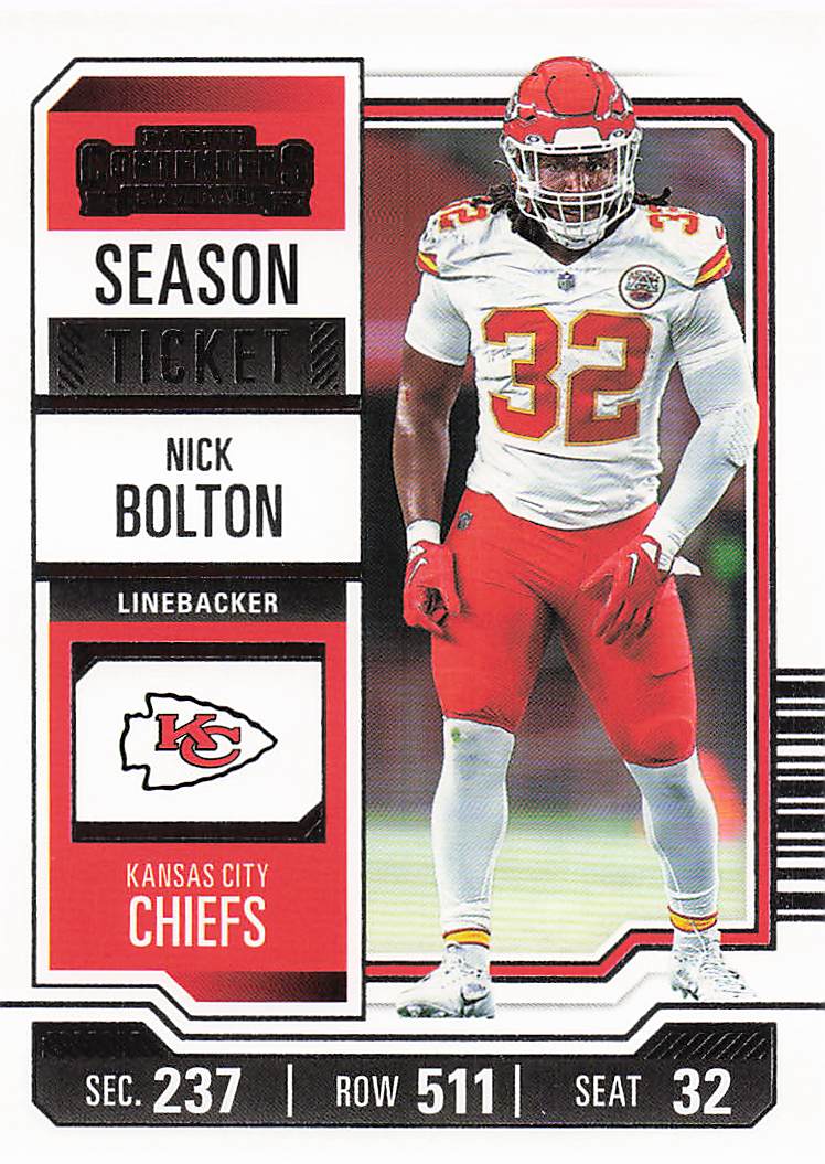 2023 Panini Contenders Football Nick Bolton #50