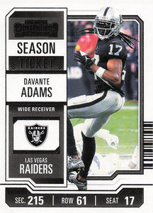 2023 Panini Contenders Football Davante Adams #53