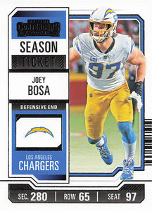 2023 Panini Contenders Football Joey Bosa #58