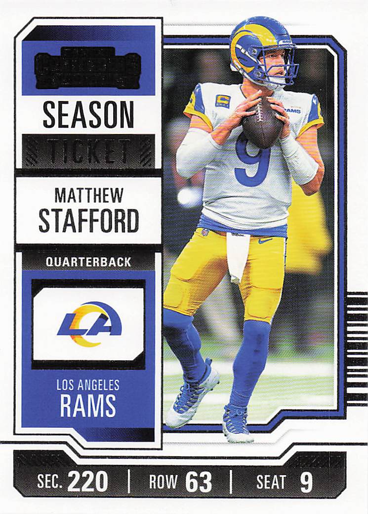 2023 Panini Contenders Football Matthew Stafford #62