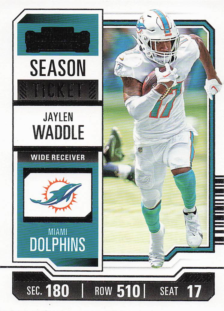 2023 Panini Contenders Football Jaylen Waddle #63