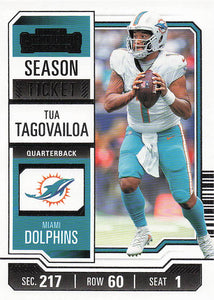 2023 Panini Contenders Football Tua Tagovailoa #64