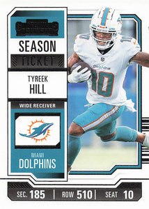 2023 Panini Contenders Football Tyreek Hill #65