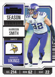 2023 Panini Contenders Football Harrison Smith #66