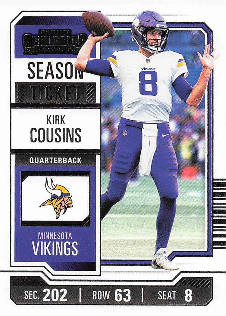 2023 Panini Contenders Football Kirk Cousins #68