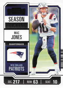 2023 Panini Contenders Football Mac Jones #69