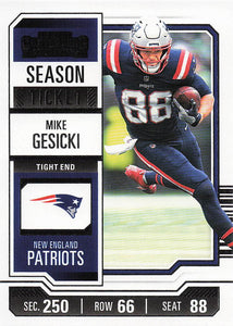 2023 Panini Contenders Football Mike Gesicki #70