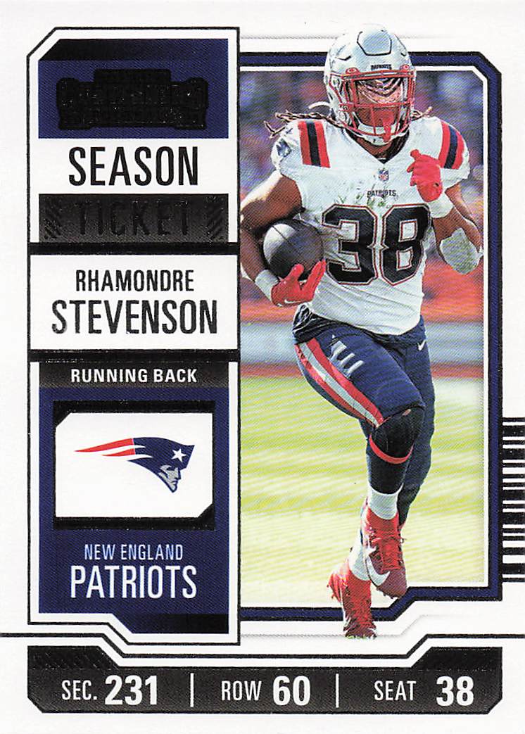 2023 Panini Contenders Football Rhamondre Stevenson #71