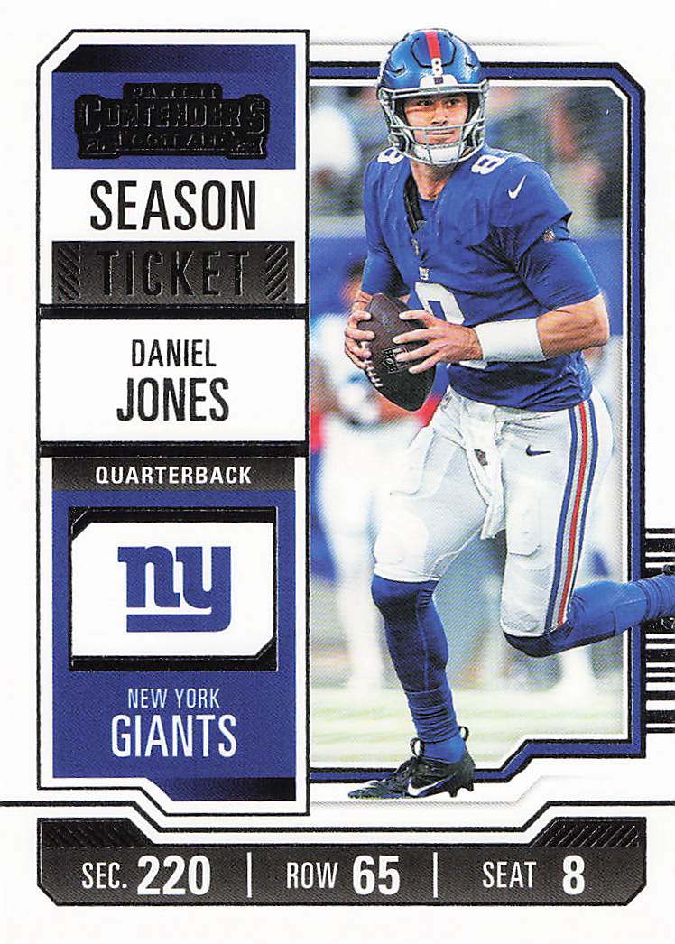 2023 Panini Contenders Football Daniel Jones #75