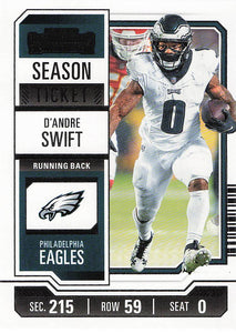 2023 Panini Contenders Football D'Andre Swift #78