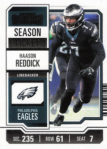 2023 Panini Contenders Football Haason Reddick #80
