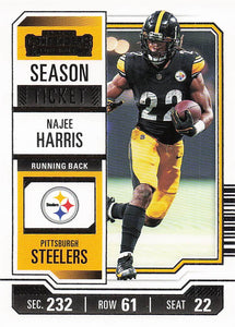 2023 Panini Contenders Football Najee Harris #84